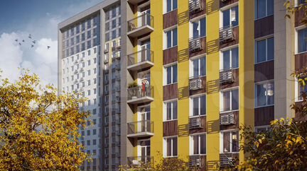 1-к апартаменты, 32.1 м², 10/18 эт.