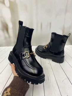 Сапоги Gucci натуральная кожа