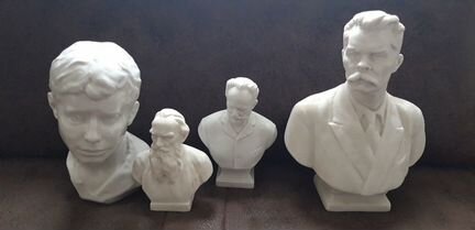 Бюст лфз Есенин, Толстой, Чайковский, Горький