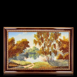 Картина янтарная 