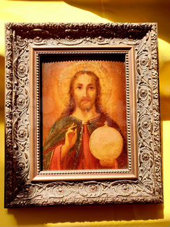 Икона 19 века. Иисус Христос Царь Царей