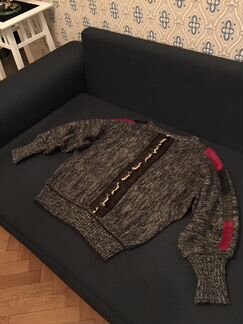 Мохеровый пуловер