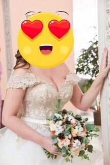 Шикарное свадебное платье