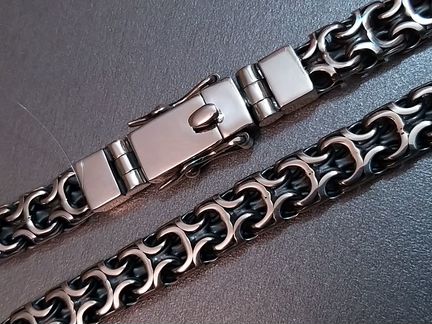 Серебряная цепь «Рамзес» 119.68гр. 66см