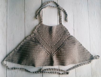 Кроп-топ крючком