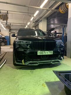 Юбка переднего бампера BMW X7 GRT