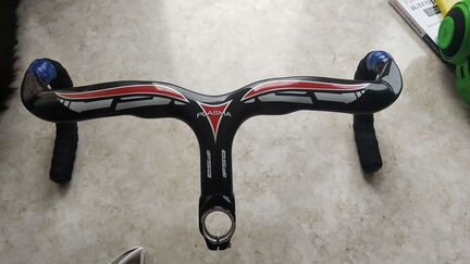 Карбоновый интегрированный руль fsa plasma