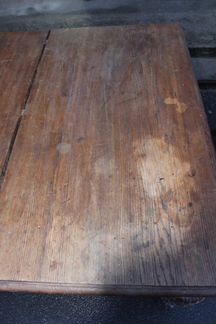 Антикварный обеденный стол,дубовый,раскладной
