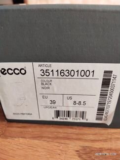 Сапоги ecco 39 новые весна-осень