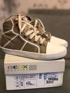 Новые Кеды geox. 34 р-р