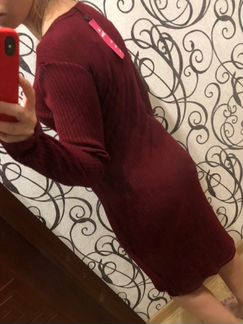 Платье Лапша, тонкая вязка