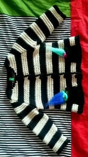 Халат/кофта Benetton размер 1,5-3 года+шлёпки