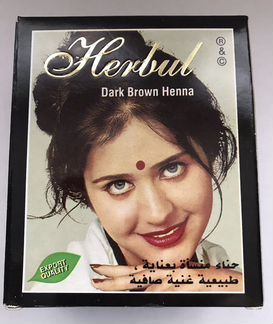 Натуральная Хна для волос фирмы Herbul. Индия