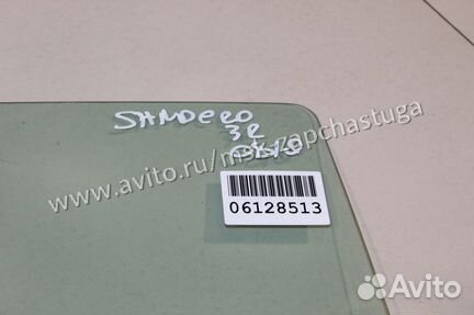 Стекло двери задней правой Renault Sandero