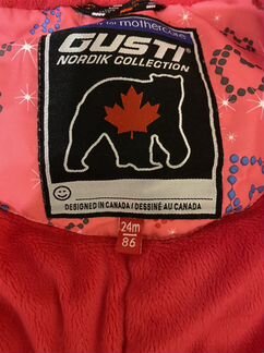 Зимний костюм на девочку 86