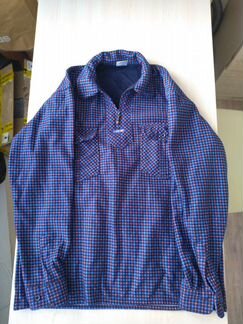 Рубашка муж. Теплая, на флисе. Новая