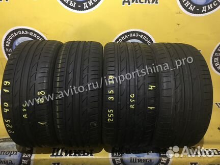 225 40 и 255 35 19 Bridgestone Potenza S001 * RSC