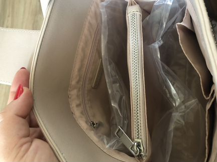 Сумка новая пудровая