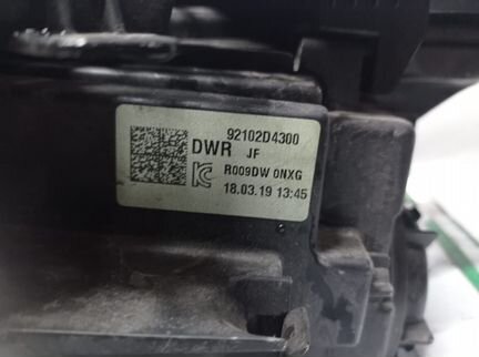 Фара правая Led Kia Optima 4 JF