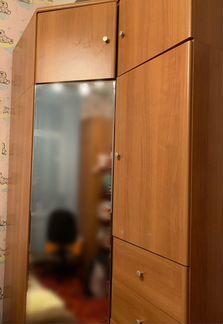 Шкаф с зеркалом Шатура-мебель