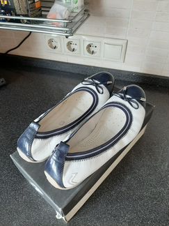 Туфли (балетки) geox кожа