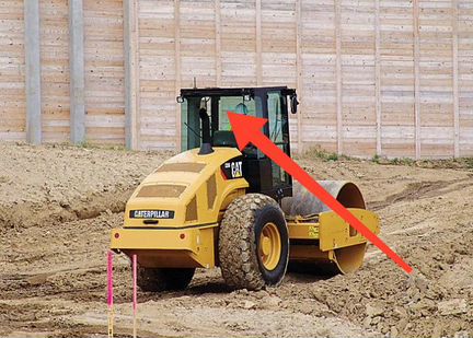 Стекло заднее центральное на каток Catcs56