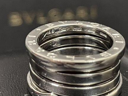 Кольцо Bvlgari 48(15-15,5) 4полосы,Оригинал,Италия