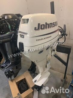 4Х-тактный лодочный мотор johnson 15 (БУ)