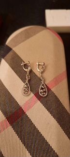 Золотые серьги 583 пробы