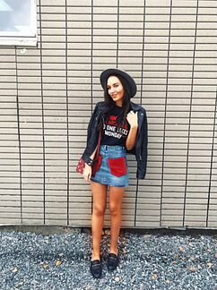 Джинсовая юбка zara