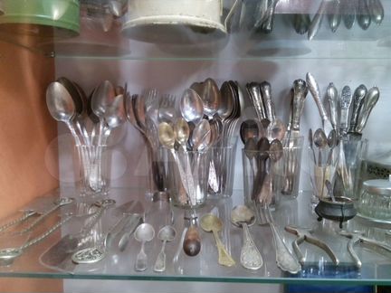 Мельхиоровые столовые приборы СССР