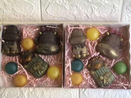 Мыло ручной работы бычок