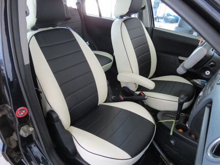 Модельные чехлы Форд Фьюжен из экокожи