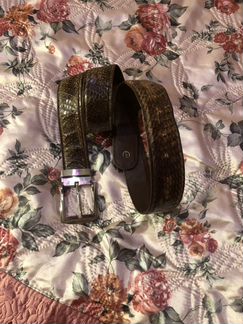 Ремень мужской из натуральной кобры