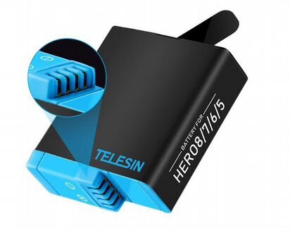 Аккумулятор Telesin Gopro 5 6 7 8 оригинал