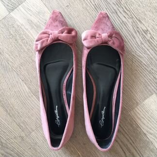 Балетки corso como бархатные