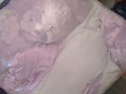 Комплект тюль шторы покрывало.цвет розовый