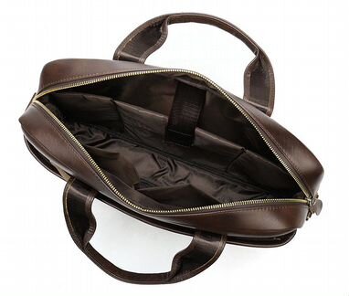 Новая кожаная сумка А4 портфель натуральная LB118