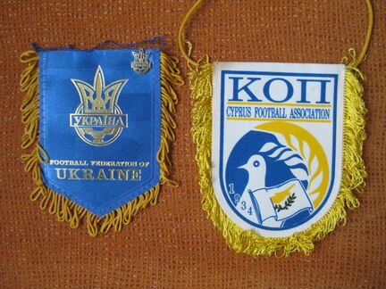 Старые футбольные вымпелы Италия, Бельгия и др