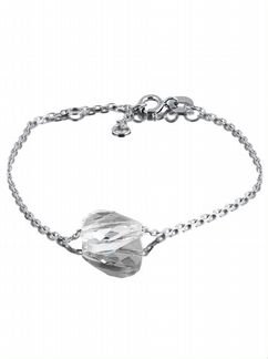 Серебряный браслет с кристаллом Swarovski