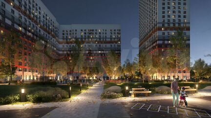 2-к квартира, 57.1 м², 31/33 эт.