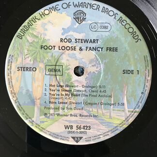 Rod Stewart Foot Loose & Fancy Free. Germany