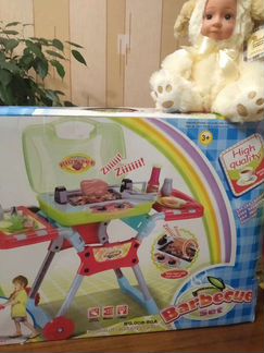 Барбекю для детей, детская кухня игрушечная. Новая