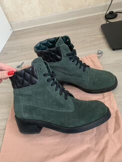 Продам ботинки из натуральной замши и кожи 35р