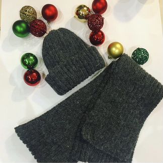 Комплект: шапка + шарф