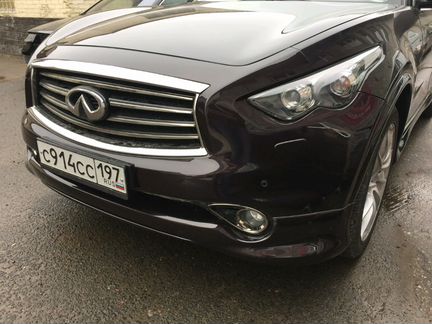 Тюнинг Накладка переднего бампера Nismo infiniti f