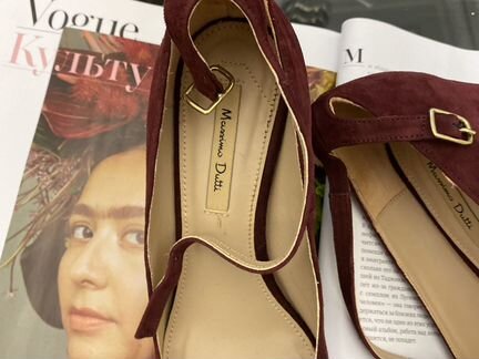 Туфли замшевые Massimo Dutti