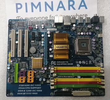Материнская плата Gigabyte GA-EP35C-DS3R 775 ddr2