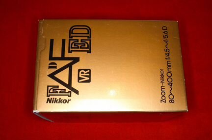 Nikon 80-400mm f/4.5-5.6D ED VR AF (новый)