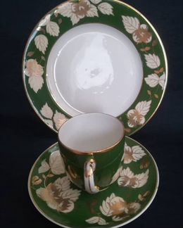 Кофейная тройка Дулево 1954 год